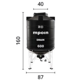 MPOIN DRAIN 600L – BLACK
