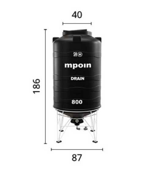 MPOIN DRAIN 800L – BLACK MPOIN DRAIN 800L – BLACK