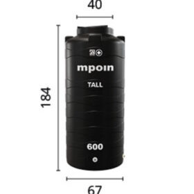 MPOIN TALL 600L – BLACK